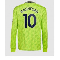 Fotbalové Dres Manchester United Marcus Rashford #10 Alternativní 2022-23 Dlouhý Rukáv